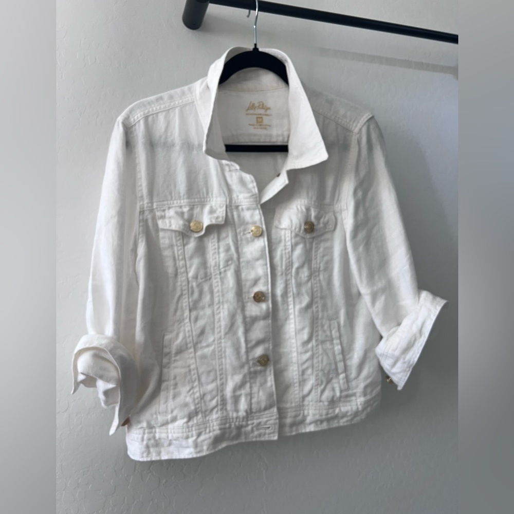 Lilly Pulitzer Seaspray Linen Jacket